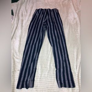 Brandy Melville high waisted, flexible, striped pants